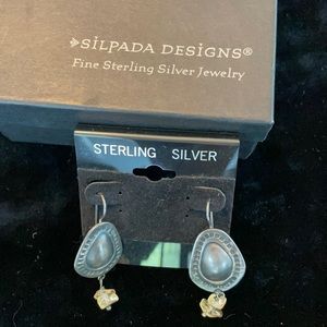 Silpada Silver Drop Earrings